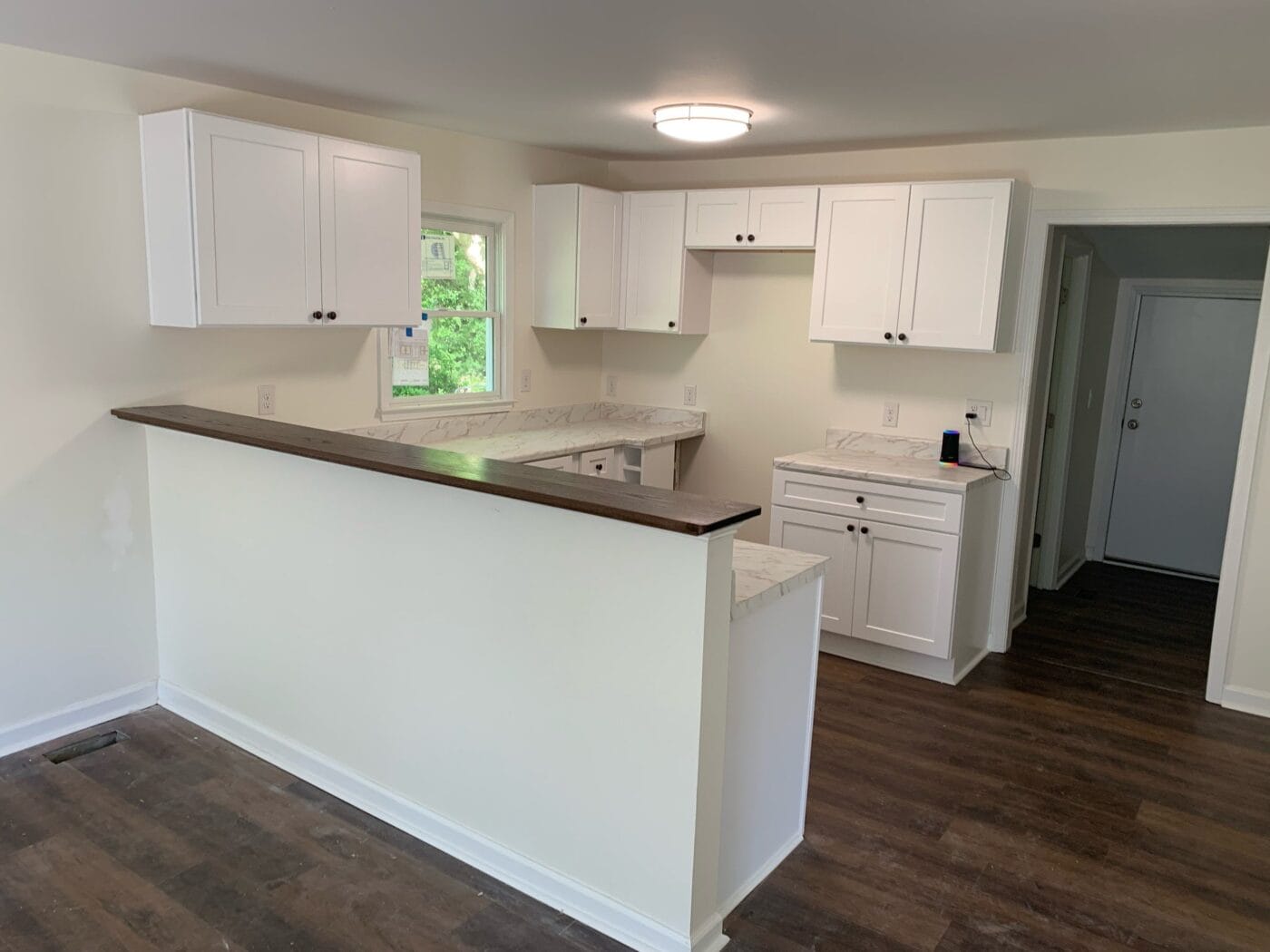 Newly remodeled kitchen